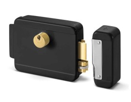 Fechadura Eltrica Giga GS0093 12V Sobrepor Preta