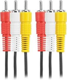 Cabo RCA Nquel - 3 + 3 RCA - 1.8M