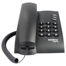 Telefone Com Fio Intelbras Pleno - Preto