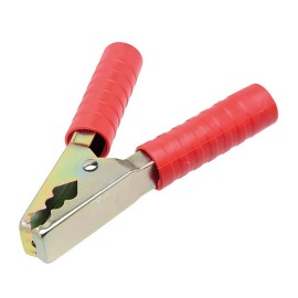 Garra Jacar Bateria Grande 300a - 13,5 Cm - Vermelha