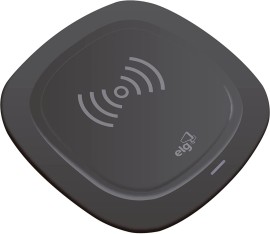 Carregador Wireless De Mesa Para Celular - Tecnologia Qi - Preto - Wq1Bk - Elg