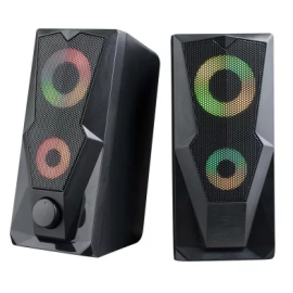 Caixa de Som Gamer 2.0 15W Led RGB - SP330
