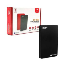Case C3Tech para HD 2.5', USB 3.0, Preto - CH-300BK