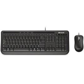 Teclado e Mouse Microsoft Wired Desktop 600  Multimdia