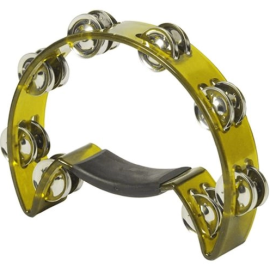 Pandeiro Acrilico Meia Lua Phx Instrumentos 84a - Amarelo