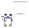 Bateria Eletr�nica Waldman Virtual Mesh Vm-9
