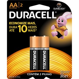 Pilha Duracell Pequena AA 