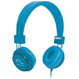 Headphone Multilaser Com Microfone Azul P2 - PH089