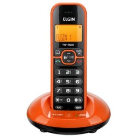 Telefone sem Fio Elgin TSF-7600 com ID - Laranja