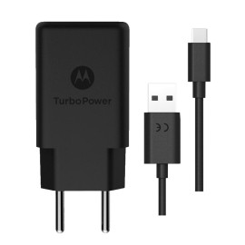 Carregador de Tomada Motorola Turbo Power Cabo USB-USB Tipo C