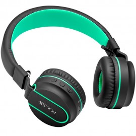 Headphone Pulse Bluetooth Preto e Verde - PH215