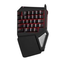 Teclado Gamer Multilaser One Hand Drugi, Semi Mecnico, LED, Warrior - TC238