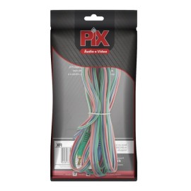 Cabo 3 Rca + 3 Rca Video Componente - 2M