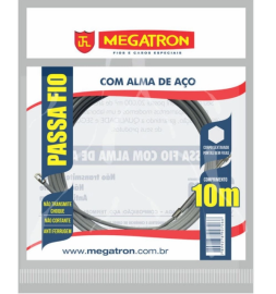 Passa Fio Com Conexo 10 Metros Cinza