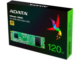 SSD ADATA Ultimate SU650 120GB SATA 6Gb/s - M.2 Leitura 550MB/s Gravao 410MB/s