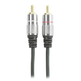 Cabo 2 Rca para 2 Rca Metal - 2M - 2 Pçs