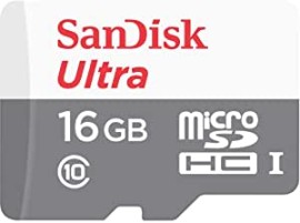 Carto Memria 16gb Micro Sd Classe10 Sandisk 