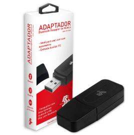 Adaptador Bluetooth / Recep de musica C/ Cabo Aux 015-0064 