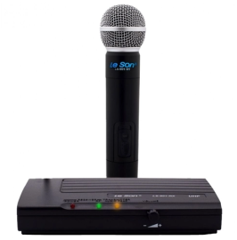 Microfone Sem Fio de Mo UHF Leson - LS-901 HT
