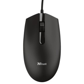 Mouse Trust Basi, 1200 DPI, 3 Botes, USB, Preto
