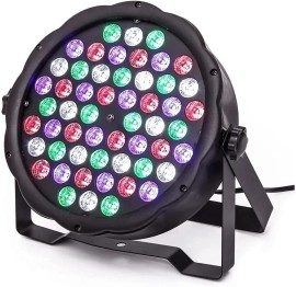 Canho Strobo Refletor Par Led 54 Led Rgb Dmx Projetor Festa