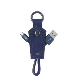 Chaveiro Jeans Cabo Usb Android - I2go