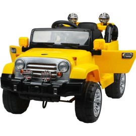 Carrinho Eltrico Jipe Belfix Controle Remoto Amarelo (apenas retirada em loja)