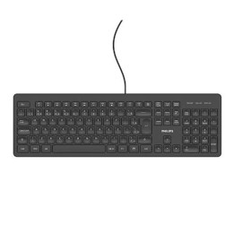 Teclado Philips Com Fio Preto Abnt2 - Spk6208b