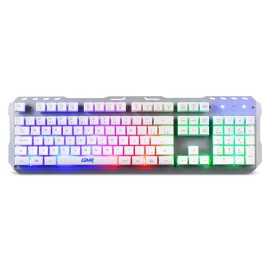 Teclado Base Metlica LED Rainbow GK300 - TC259
