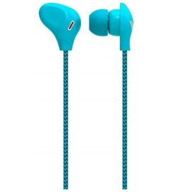 Fone De Ouvido Cabo De Nylon E Microfone Azul Multilaser - PH195