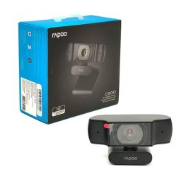 WebCam Rapoo C200 Rotao Horizontal 360, Preto - RA015