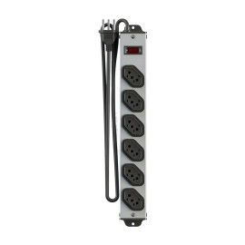 Filtro de Linha Qualitronix QFLM6 6 Tomadas Metlico