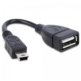 Cabo Otg Mini Usb 5 Pinos Macho para Usb Fmea 15cm Storm