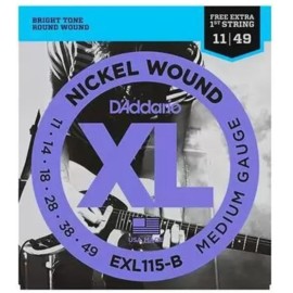 Encordoamento D Addario Guitarra Exl 115B 