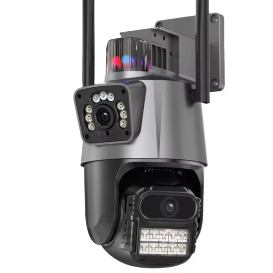 C�mera Ip Wi-fi 360� Controle Ptz Vis�o Noturna Lente Dupla