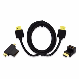 Kit HDMI Com Cabo 1.4 1,8M e Adaptador T+L - WI289