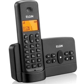 Telefone sem Fio Elgin com Secretria Eletrnica Preto -TSF 800SE