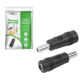  Adaptador  P4 2.1*5.5MM FEMEA / 2.5*5.5MM MACHO 