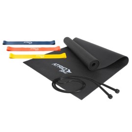 Kit De Treino Corda, Elstico e Tapete