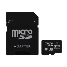 Carto de Memria MicroSD 64GB com Adaptador 