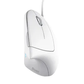 Mouse Trust Verto, Led Azul, Ergon�mico, 1600 Dpi, 6 Bot�es, Usb, Branco