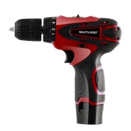 Parafusadeira E Furadeira Multilaser 8V Vermelha - HO064