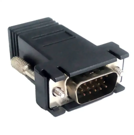  Adaptador Extensor Vga Macho X Via Rj45 Femea Le5564 Importado 