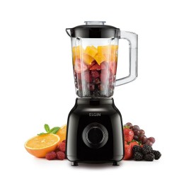 Liquidificador Turbo Mix Preto 2 Velocidades 650w Copo 1,6l- 220v - Elgin