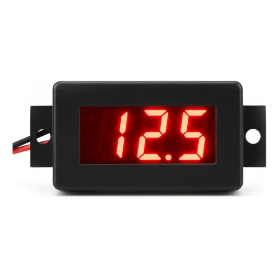 Display Volt�metro Digital 4,5v A 30v Dc Medidor De Tens�o