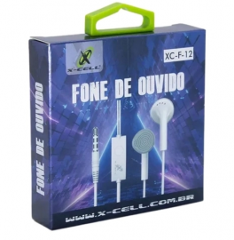 Fone De Ouvido Com Microfone X-Cell Xc-F-12