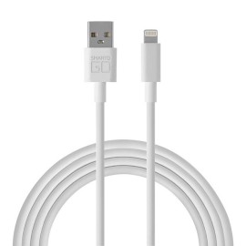 Cabo Lightning Multilaser WI401 Smartogo Blindado 1.2 Metros Branco