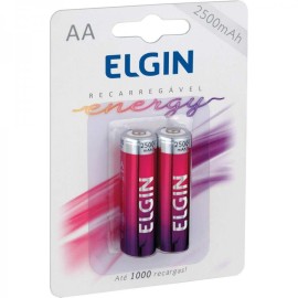 Pilha Recarregvel Elgin AA