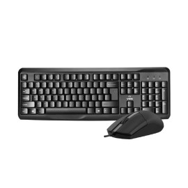 Kit Teclado e Mouse Yon CM-508, USB, ABNT2, 1000 DPI, Preto