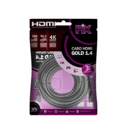 Cabo HDMI 1.4 4K Ultra HD 20m 018-2014 Pix